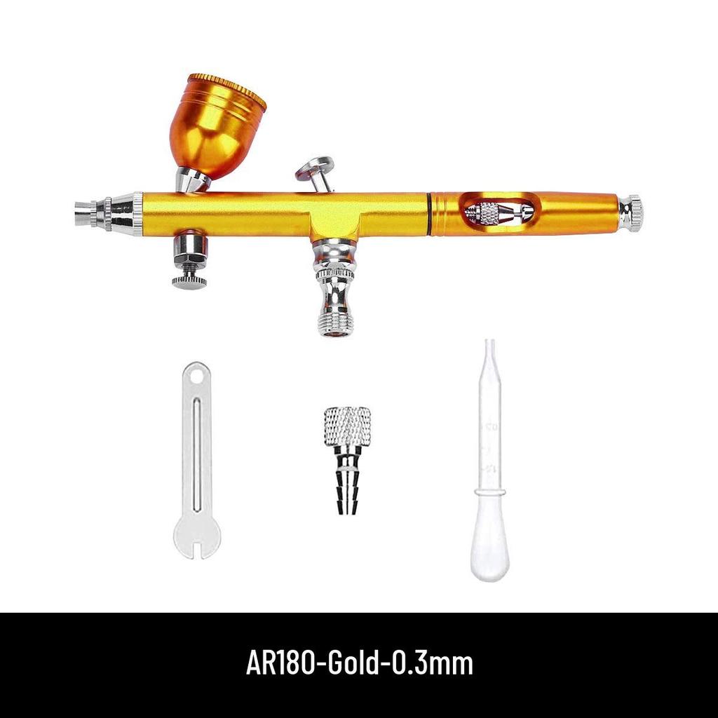 AR180 Airbrush for Car & Model Painting, 0.3-0.5mm Caliber