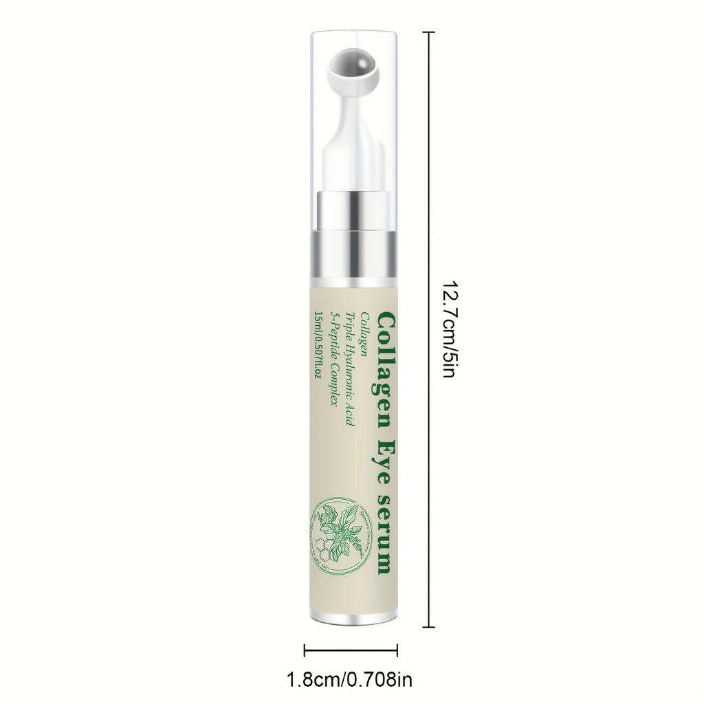 Kollagen Augenserum Aufhellung Augenringe Entferner Tränensäcke Reduziert feine Linien Straffend Lifting Feuchtigkeitsspendend Unter-Augen-Roller