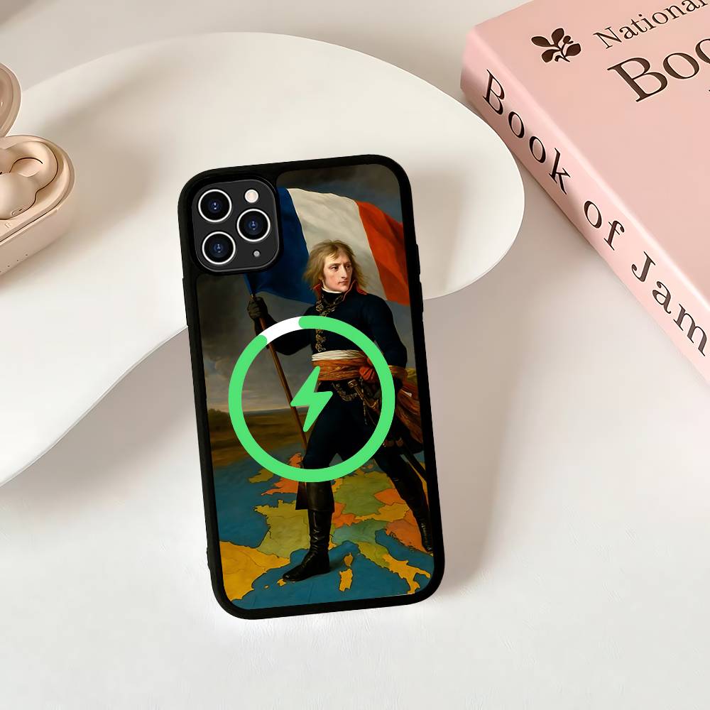 Napoleon Bonaparte For Magsafe Case For IPhone 17 16 Pro Max 15 14 Plus 13 12 11 Wireless Charging Phone Cover