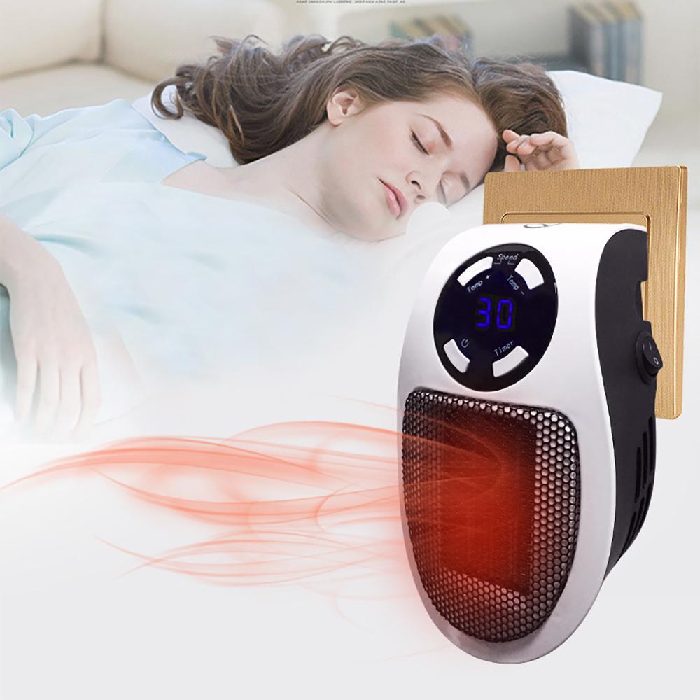 

Wall Outlet Plug-in Heater Timer Control (+Remote) US Plug 500W