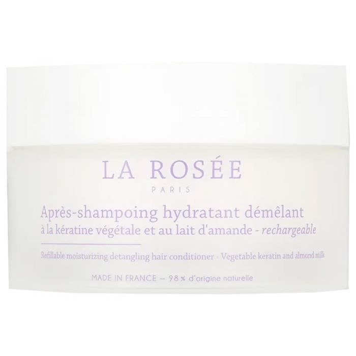 La Rosée Après-Shampoing Hydratant Démêlant Tous Types de Cheveux Rechargeable 200 g