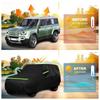Car Cover For Land Rover Defender Car Cover Waterproof All Weather Windproof Custom Fit for Land Rover Defender 4-Door 2020-2023