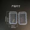 1 Set Transparent Card Holder with Spring Rope Keychain Student ID Bus Card Meal Campus Card Protective Cover