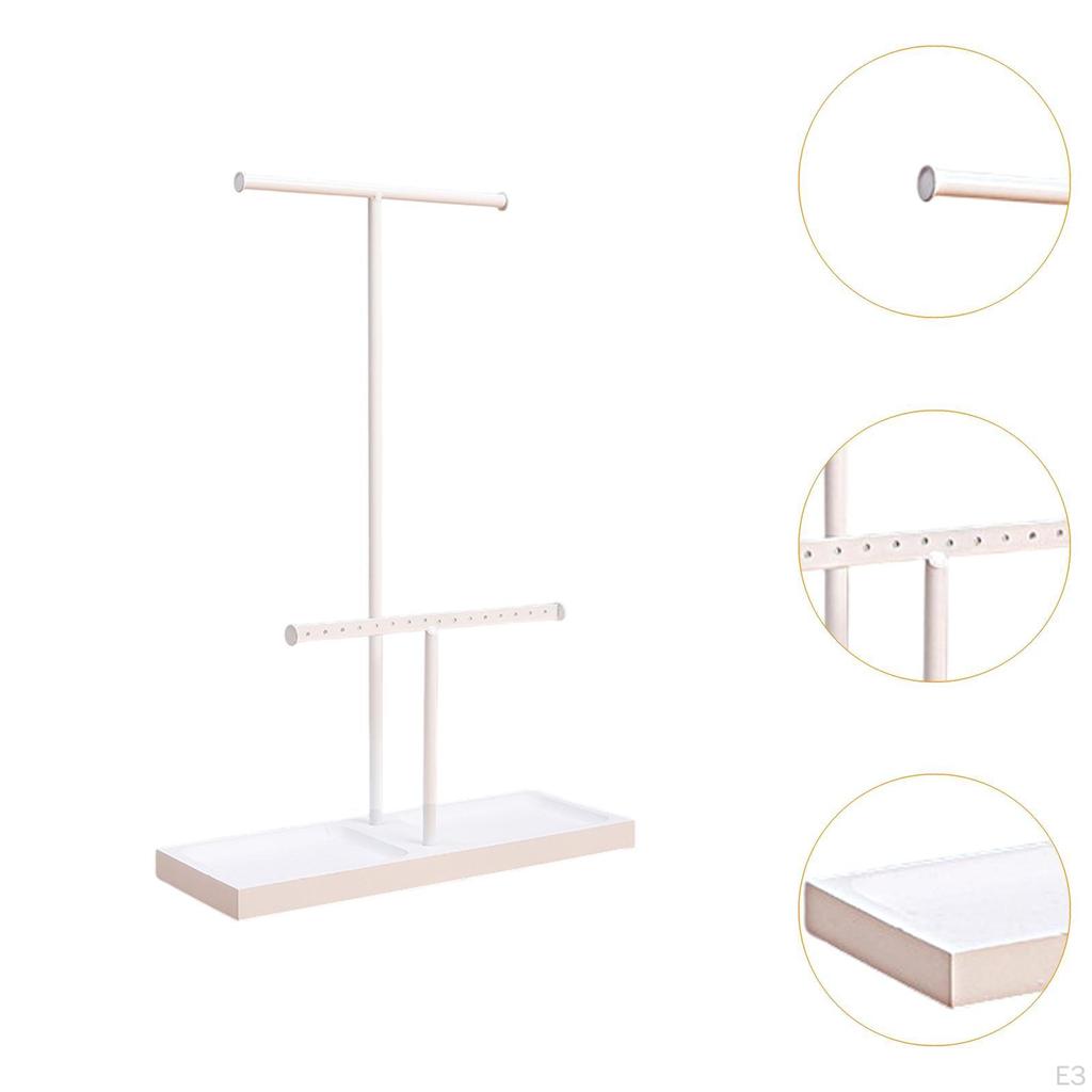 Jewelry Display Rack for Store, Simple Holder Necklaces And Earrings