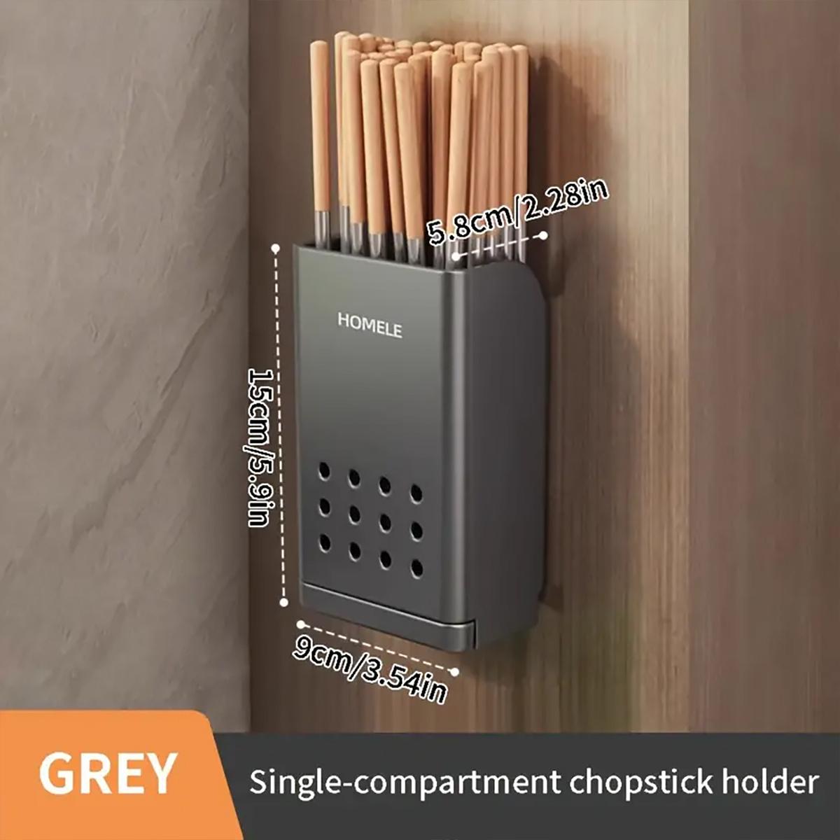 

1 шт. Організатор для столового приладдя, Багатофункціональна стійка для зберігання столового приладдя зі знімною основою для зливу води, Тримач для паличок, Тримач для кухонного приладдя