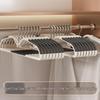 Non-Slip, Non-Marking Drying Rack Hangers - 80 Pack, Short-Neck, Anti-Shoulder Angle Hangers for Clothing