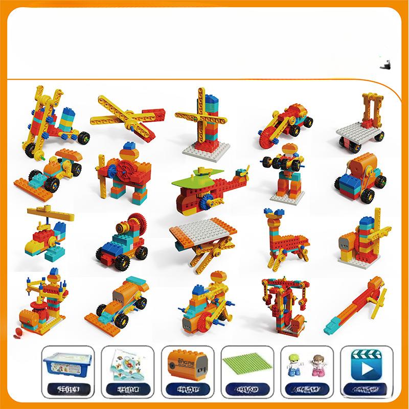 Bouwstenen Mechanische Tandwielen Grote Deeltjes Bouwstenen Vroegonderwijs Kleuterschool Creatieve Wetenschaps- en Onderwijs Speelgoed voor Kinderen