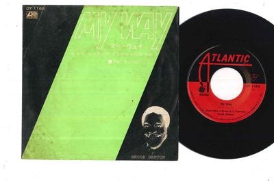 7-Zoll Schallplatte BROOK BENTON - My Way / A Little Bit Of Soap DT1165 ATLANTIC Japan Soul/Funk Gebraucht
