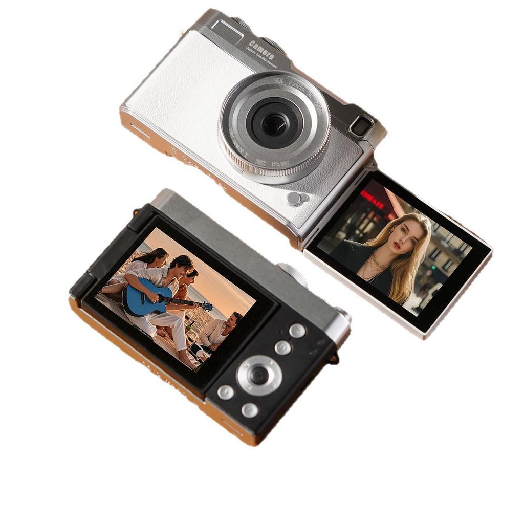 4K HD Retro Camcorder with Flip-out Screen for Students & Travelers