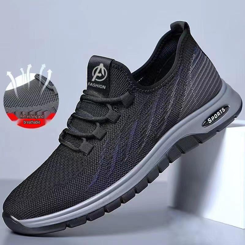 Men's Lightweight Mesh Sports & Casual Driving Shoes - Soft Sole & Breathable