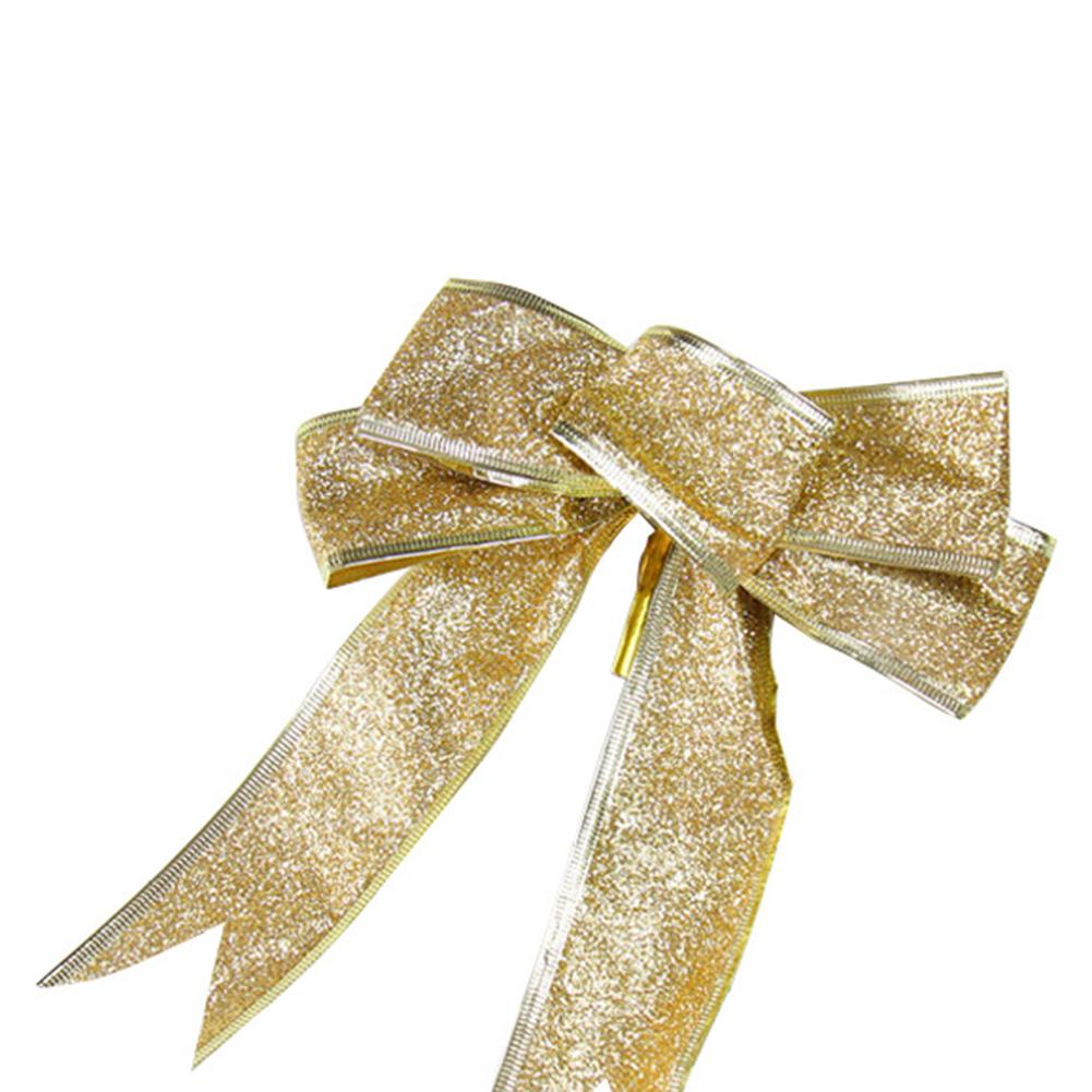 High Quality Christmas Flannelette Bow Christmas Decorations Bows Home Decor
