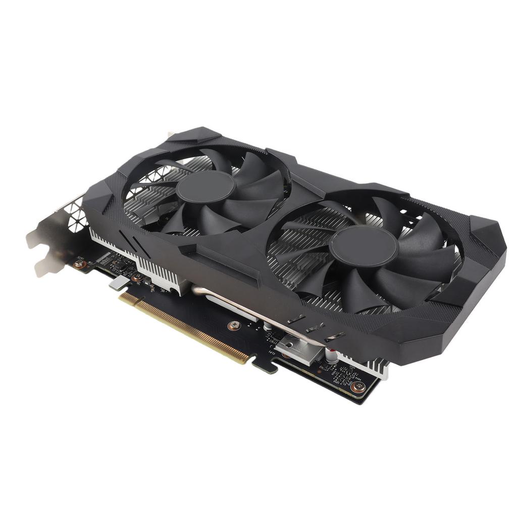 Computer Graphics Card 6GB GDDR6 192 Bit Gaming Video Card with Dual Cooling Fans Support 1080p 2K AAA Gaming