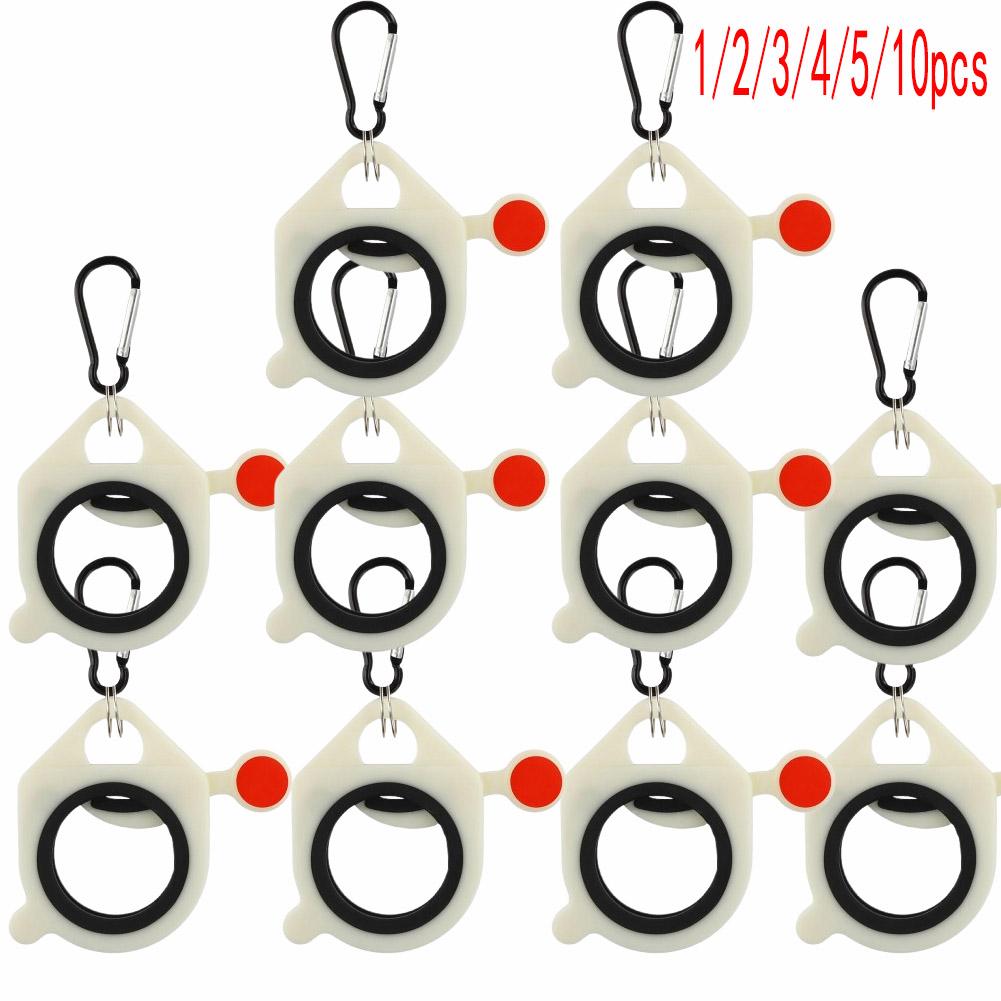 Fluorescent ABS Cable Tie Organizer - Reusable Electrical Wire Ties Clip for Electricians & High-Altitude Work Portable Durable