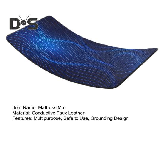 Grounding Mat with Grounding Cord Grounding Pad On Bed Earth Grounded Therapy Conductive Sheet for Improved Sleep Reduced Anxiety Pain Relief