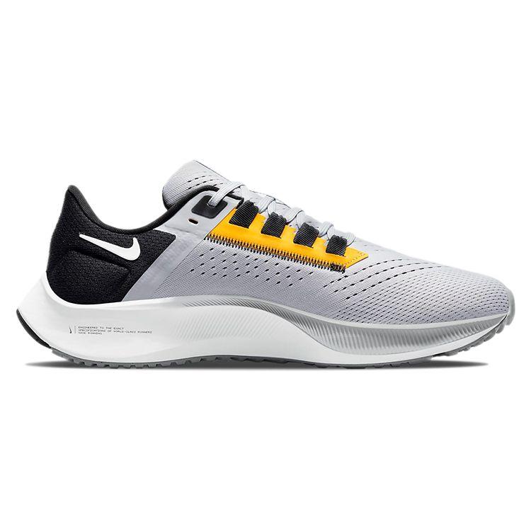 NFL X Nike Air Zoom Pegasus 38 Pittsburgh Steelers Men Sneakers Grey Wolf-Grey Black DJ0852-001