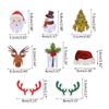 Christmas Wine Cup Cards Set of 80 Santa Snowman Winter Themed Party