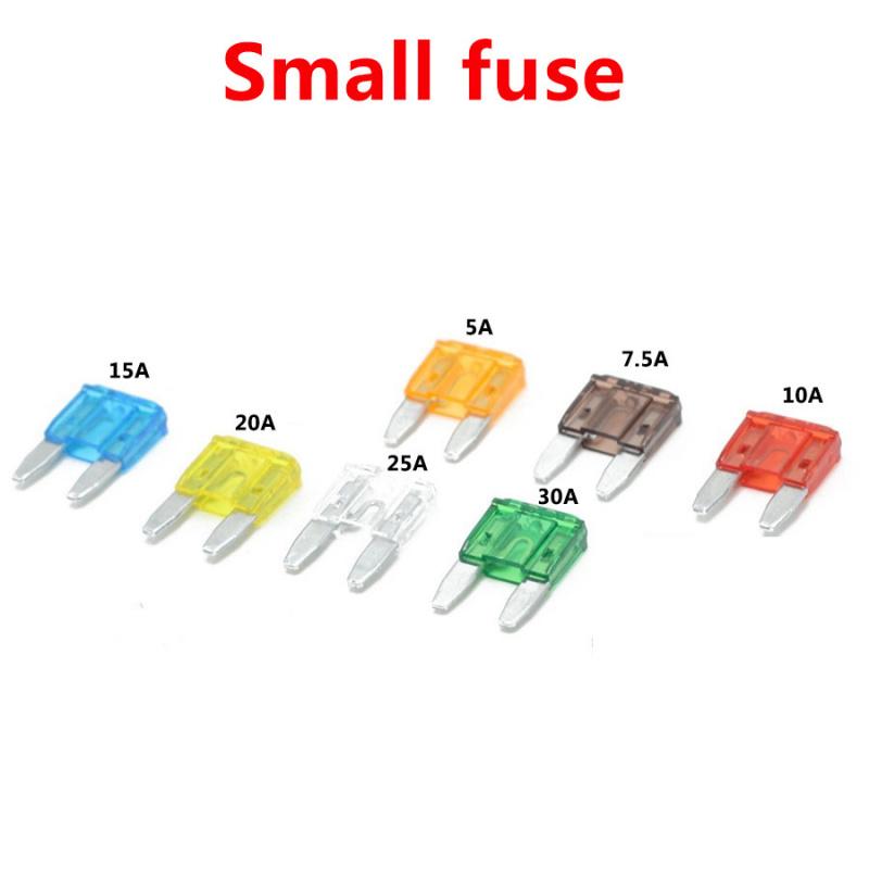 New 242 Pcs Car Blade Fuse Assortment Set 5 7.5 10 15 20 25 30A Medium + Small Size