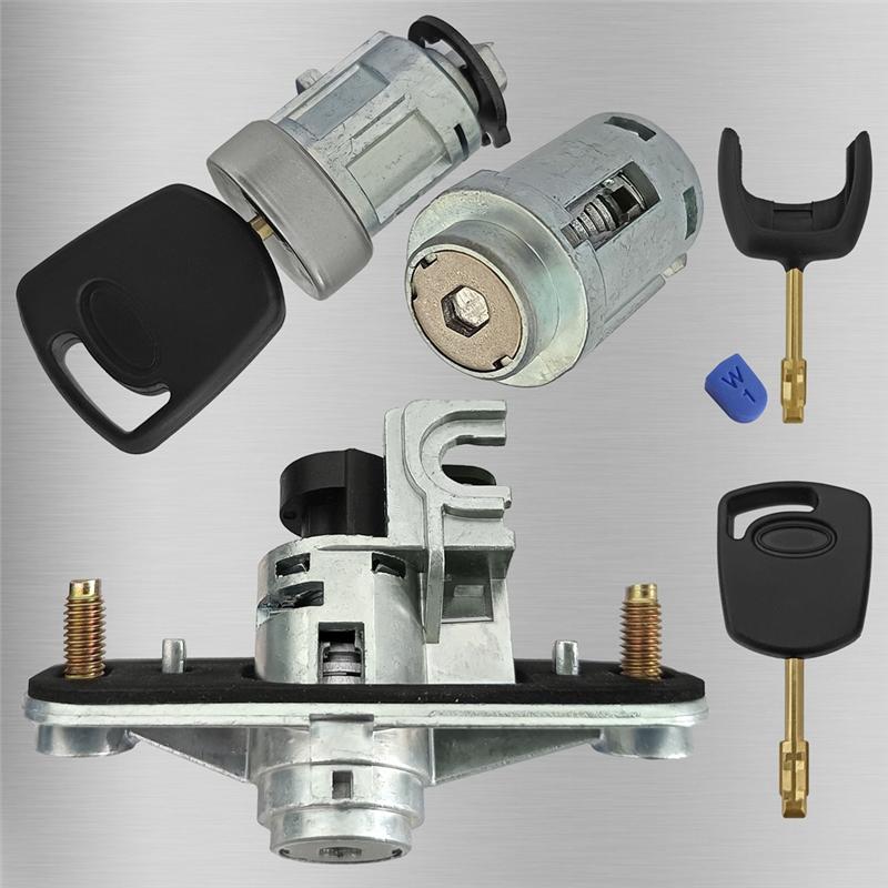 Car Lock Set Ignition Switch Door Lock Trunk Lock LK1S71F22050AA For Ford Mondeo 2001-2007