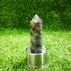 Elixir Crystal Quartz Water Bottle Natural Obelisk Point Wand Reiki Rock Healing