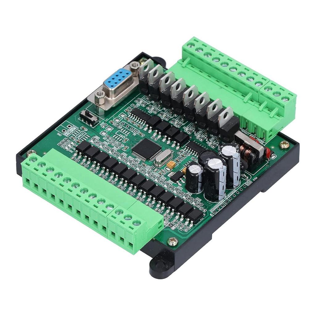 12V PLC Control Programmable Logic Controller DC12V 2N20MT Industrial Control Board PLC Programmable Logic Controller Relay Output(Add Base)