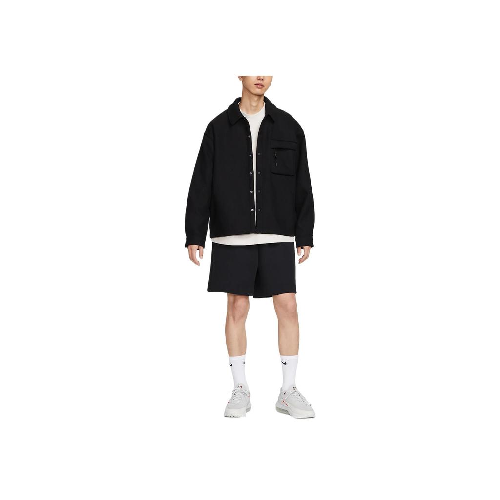 Nike Sportswear Tech Comfortable Skin-Friendly Soft Jacket Men Jacket Black HF0133-010