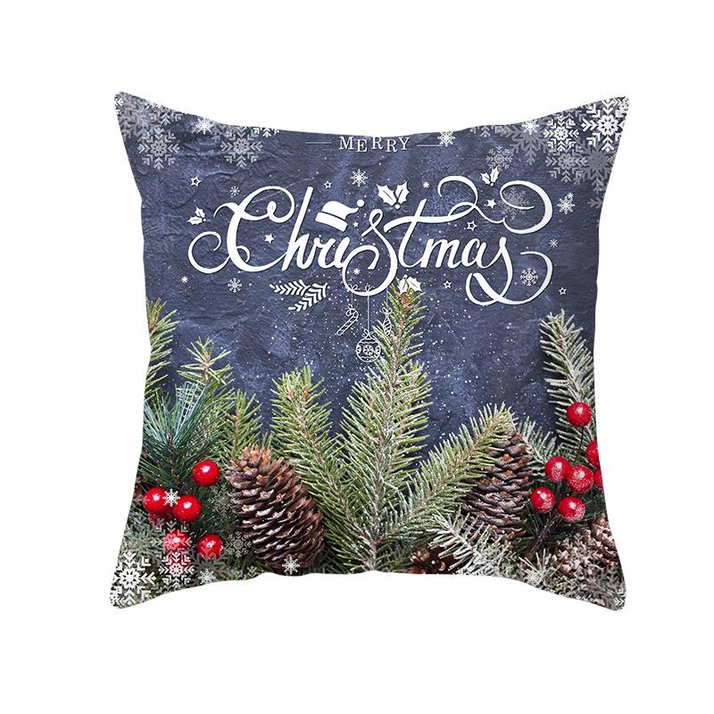 Cartoon Printed Christmas Pillow Cases New Sofa Pillow Cases Home Home Decoration