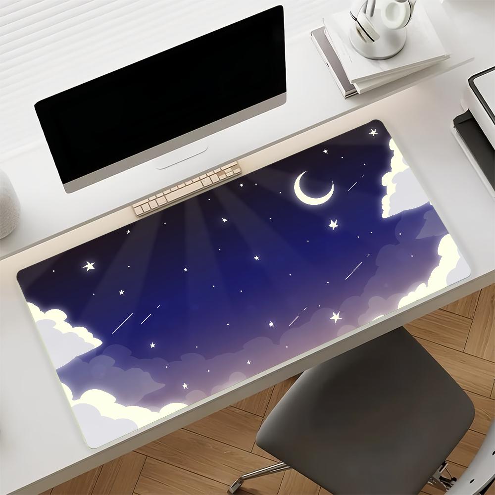 Art Dreamy Pastel Clouds Mouse Pad Nonslip Rubber Gamer Balance Computer Mat Decoracion Deskmat Laptop Office Large