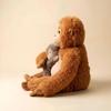 Mama Punch Monkey Plush Toy, Baby Monkey & Orangutan Plush Stuffed Animal, Protect Punch Orangutan Stuffed Animal