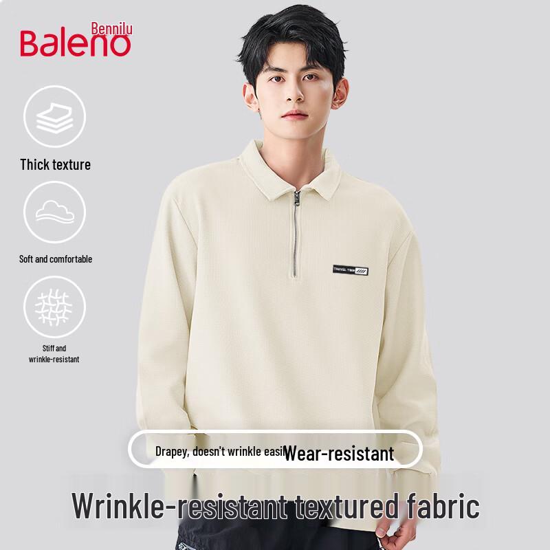Baleno Men's Casual Lapel Sweatshirt Jacket