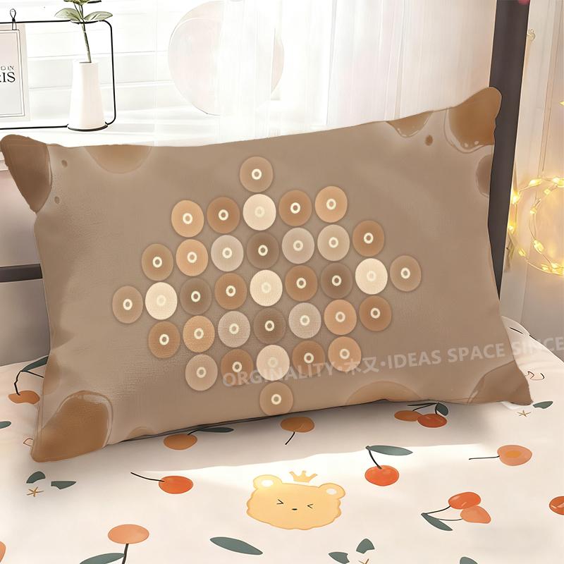 Colorful Circular Pattern Pillowcase Suitable For Sofa Bedroom Car Pillow Cover Cushion Rectangular Back Cushion