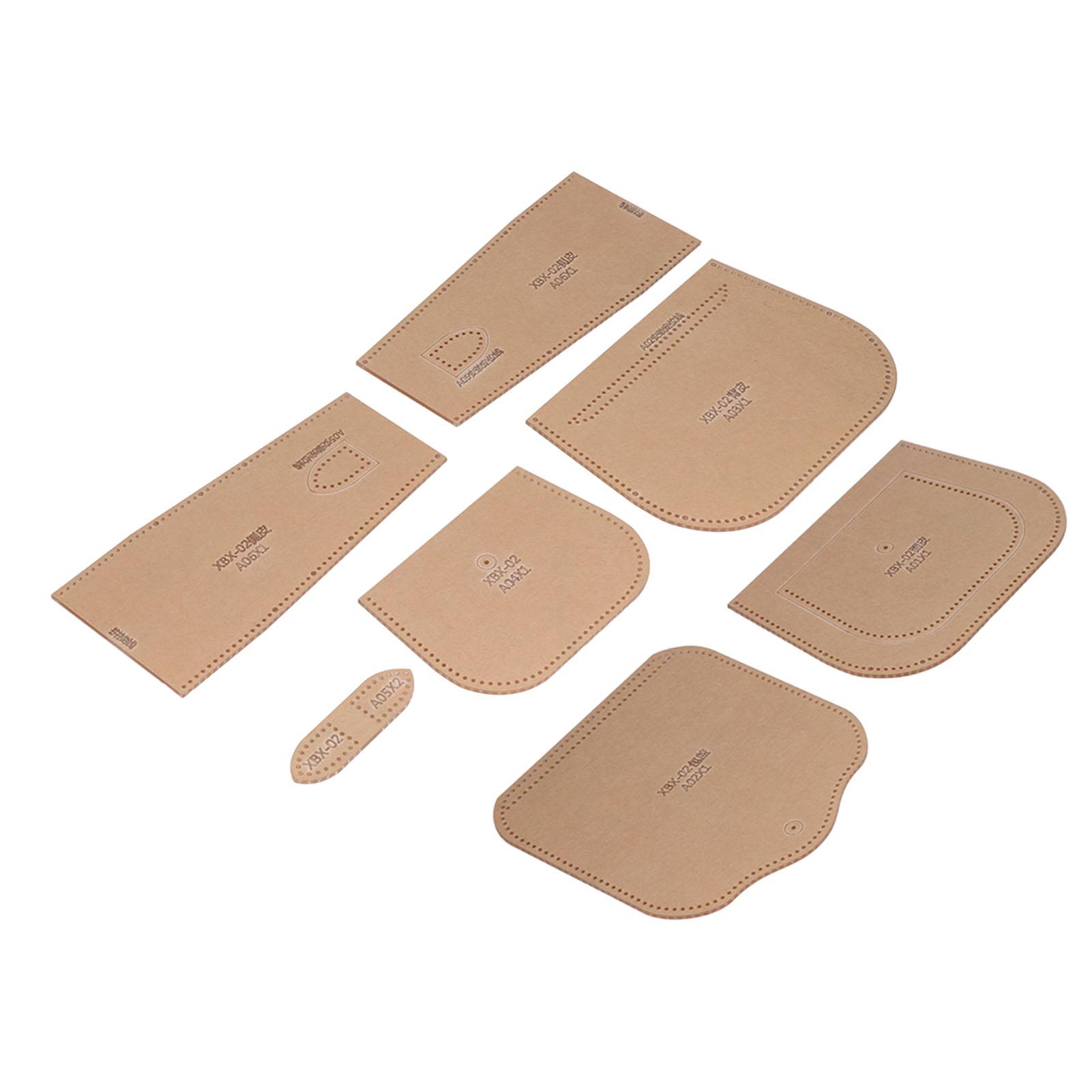 

Акриловый шаблон, прозрачный, точное расстояние резки, трафарет для кожаной сумки с защитным слоем