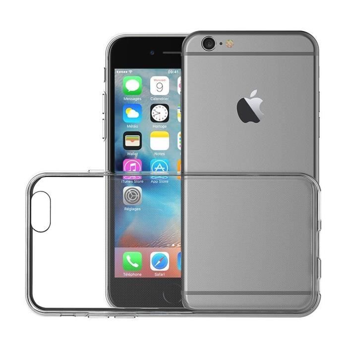 Case - Phonillico® - iPhone 6 - 6S - Soft Silicone - Ultra Slim - Transparent