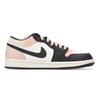 Jordan Air Jordan 1 Abrasion Resistant Abrasion Resistant Low Top Vintage Basketball Shoes Women's Black Pink DC0774-101(Team24-)
