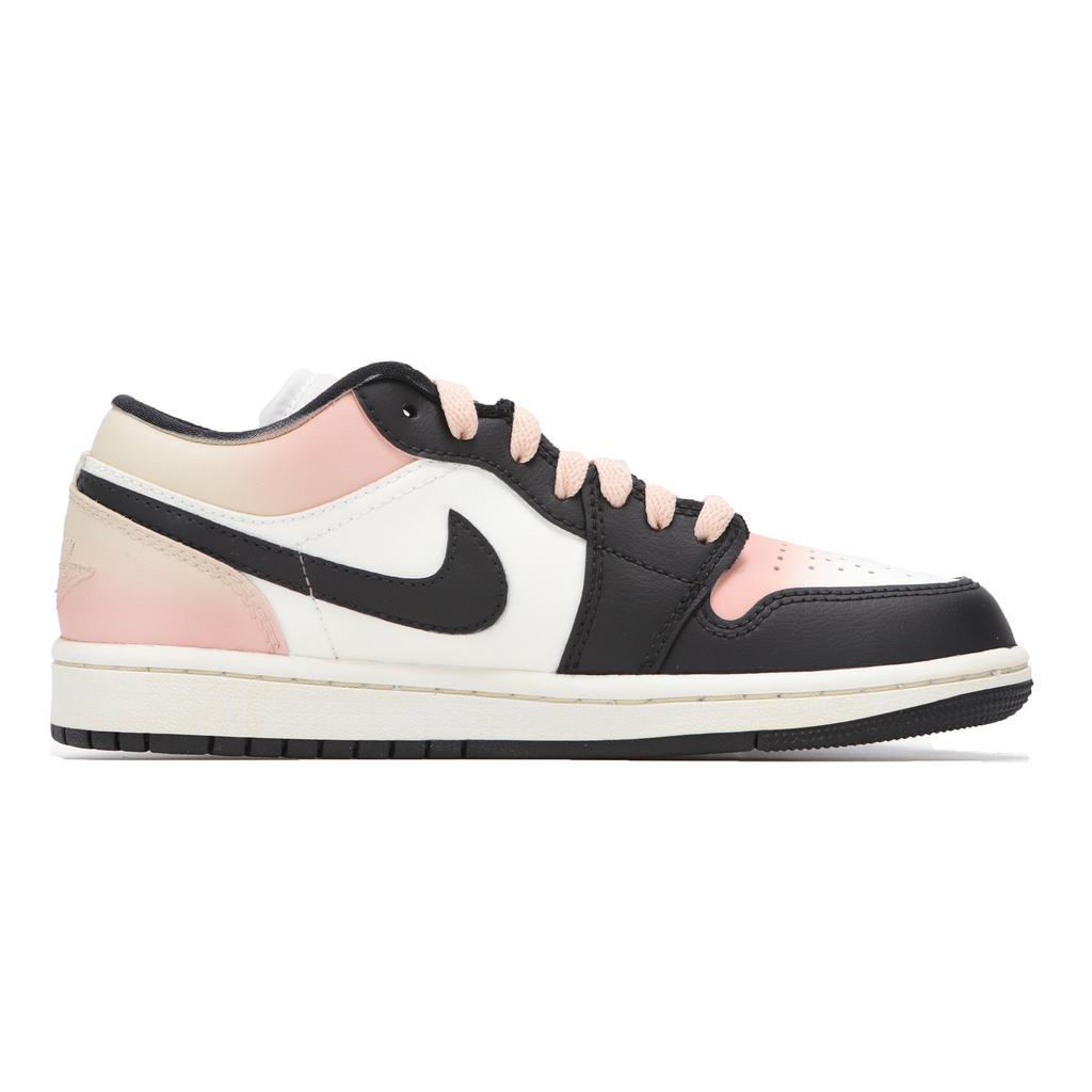 Jordan Air Jordan 1 Abrasion Resistant Abrasion Resistant Low Top Vintage Basketball Shoes Women's Black Pink DC0774-101(Team24-)