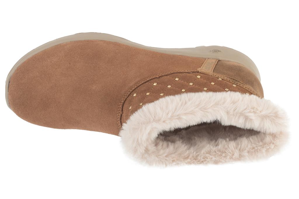 Skechers Slip-Ins: On-The-Go Joy - Cozy Shimmer, Womens Brown Winter Boots