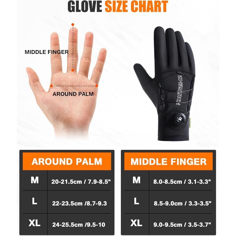 Winter Warme Handschuhe für Herren & Damen Verlängert Verdickt Winddicht & Wasserdicht Atmungsaktiv Touchscreen für Skifahren, Radfahren & Sport