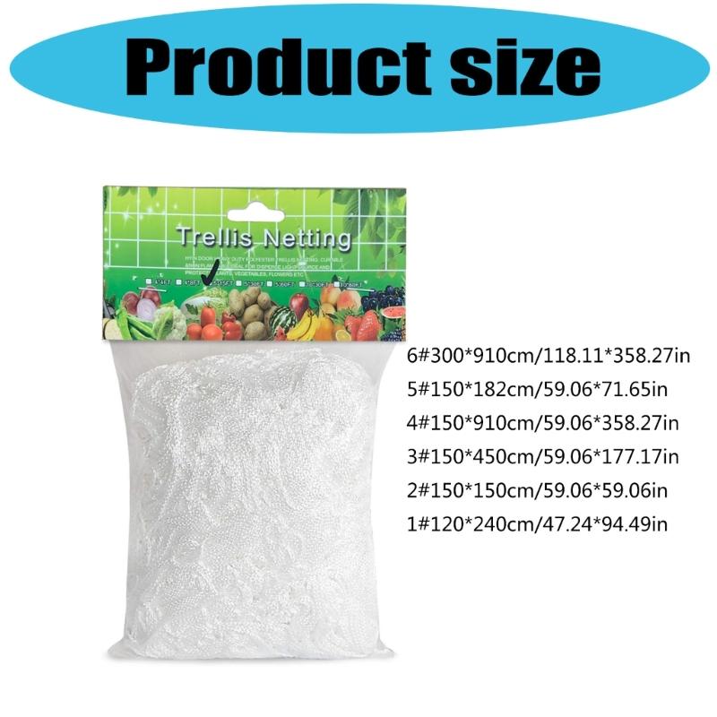 High Strengths Polyester Climbing Net for Vegetable Growing and Outdoor Plant Support Durability Gardening Tool