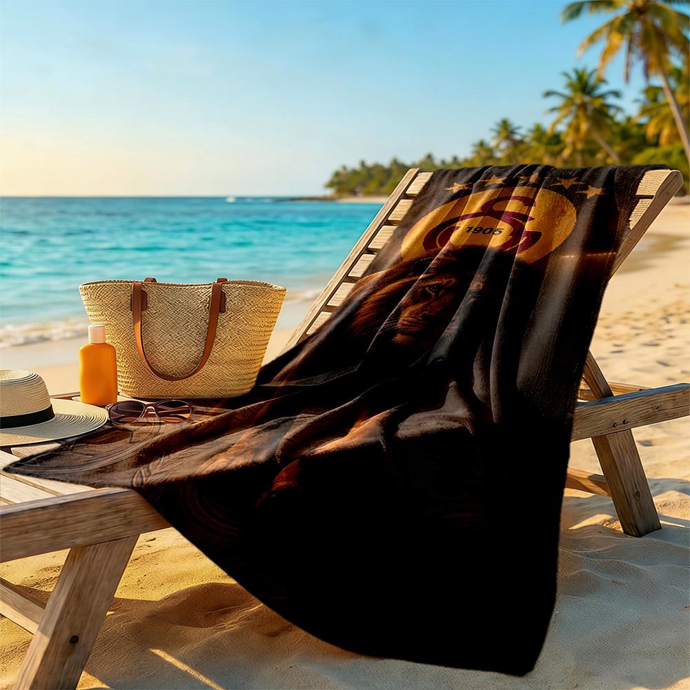 Galatasaray Beach Towel Super Soft & Absorbent Comfortable Lightweight