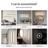 Xuanyong Minimalist LED Linear Bedside Wall Lamp