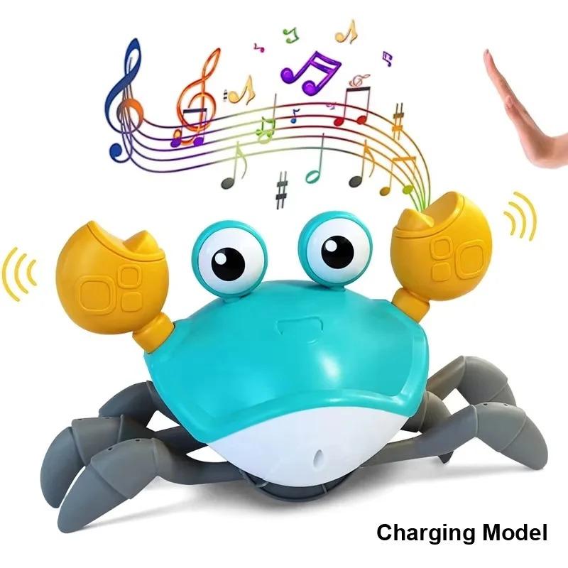 High-Quality Electric High-Quality Escape High-Quality Cute High-Quality Crab High-Quality Toy Induction High-Quality Evasion High-Quality With синий
