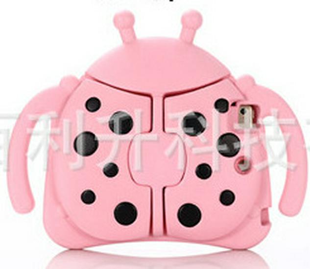 

Ladybug Drop-Proof Cartoon Case for iPad 7/8/9/10.2/Mini/Pro 9.7 with Stand. Air/Pro 9.7/iPad 9.7