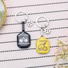 Zinc Alloy Pickleball Racket Keychain For Bags Wallets Car Key Pendants Cute Mini Pickleball Sports Souvenir Keychain