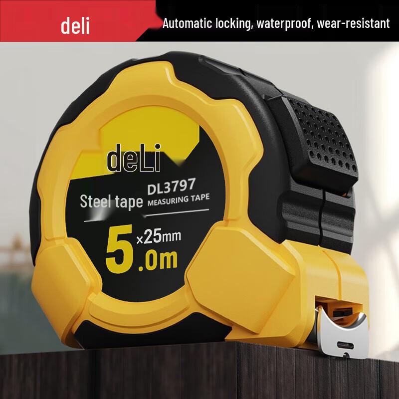 Стальная рулетка Deli DL3797