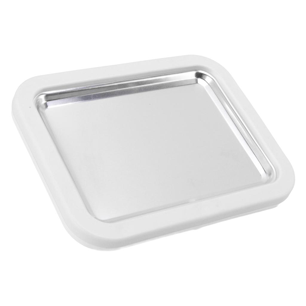 Ice Cream Roller Plate DIY Handcraft Non Plug In Required Large Size Stainless Steel Rolled Ice