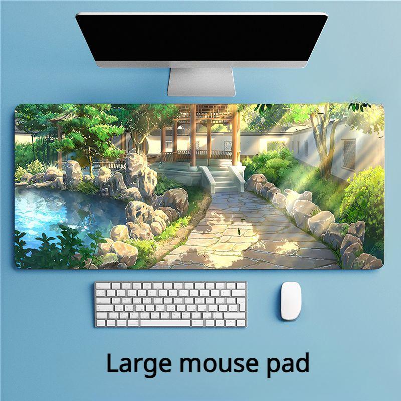 Mauspad, übergroß, Büro-Tastenkombination, integriertes Schloss, verdickt, individuell, gut aussehend, für Studenten, Computer, E-Sport, Tischmatte