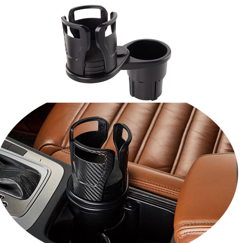 

2 In 1 Multifunctional Car Water Cup Holder Drinking Bottle Bracket Adjustable Dual Holders Automobile New Interior