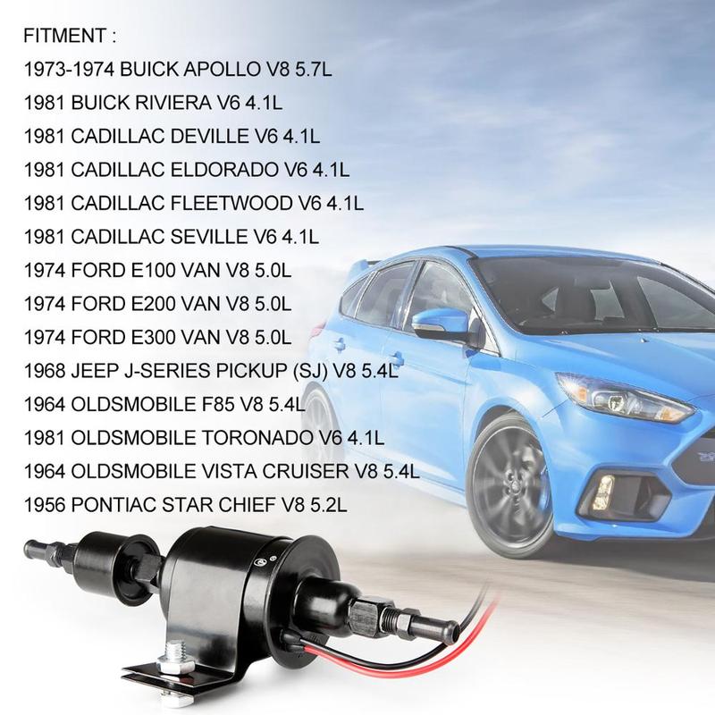 12V Elektrische Kraftstoffpumpe Niederdruck Universal 5-9 Psi Elektrische Benzinpumpe Dieselölpumpe