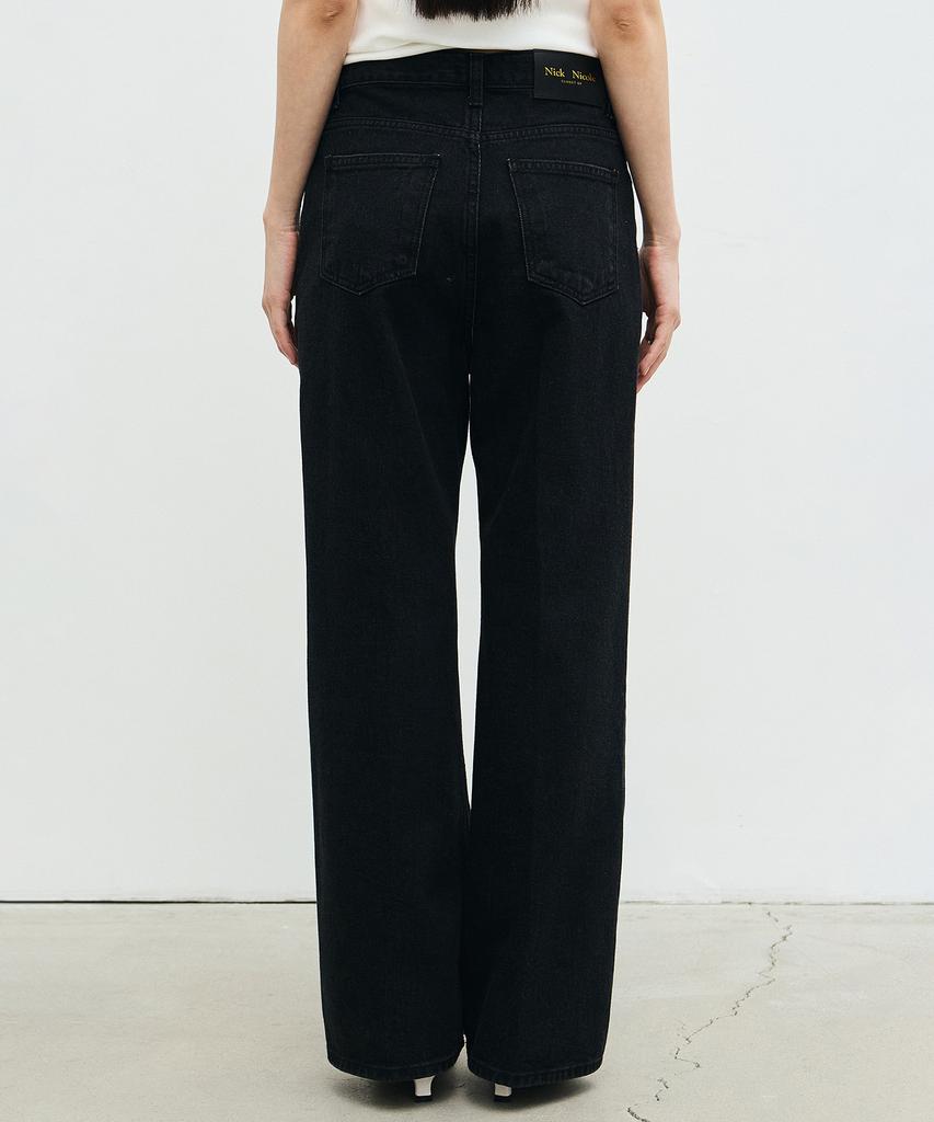 Nigaennikol Nick Nicole Semi Bootcut Pants_Black