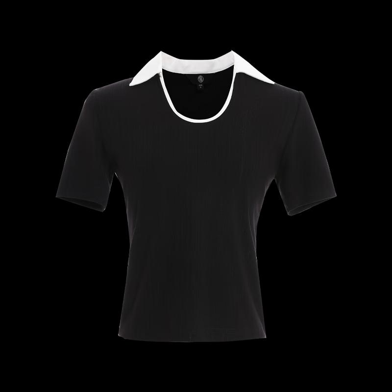 Women's Short Sleeve U-Neck Knit Top