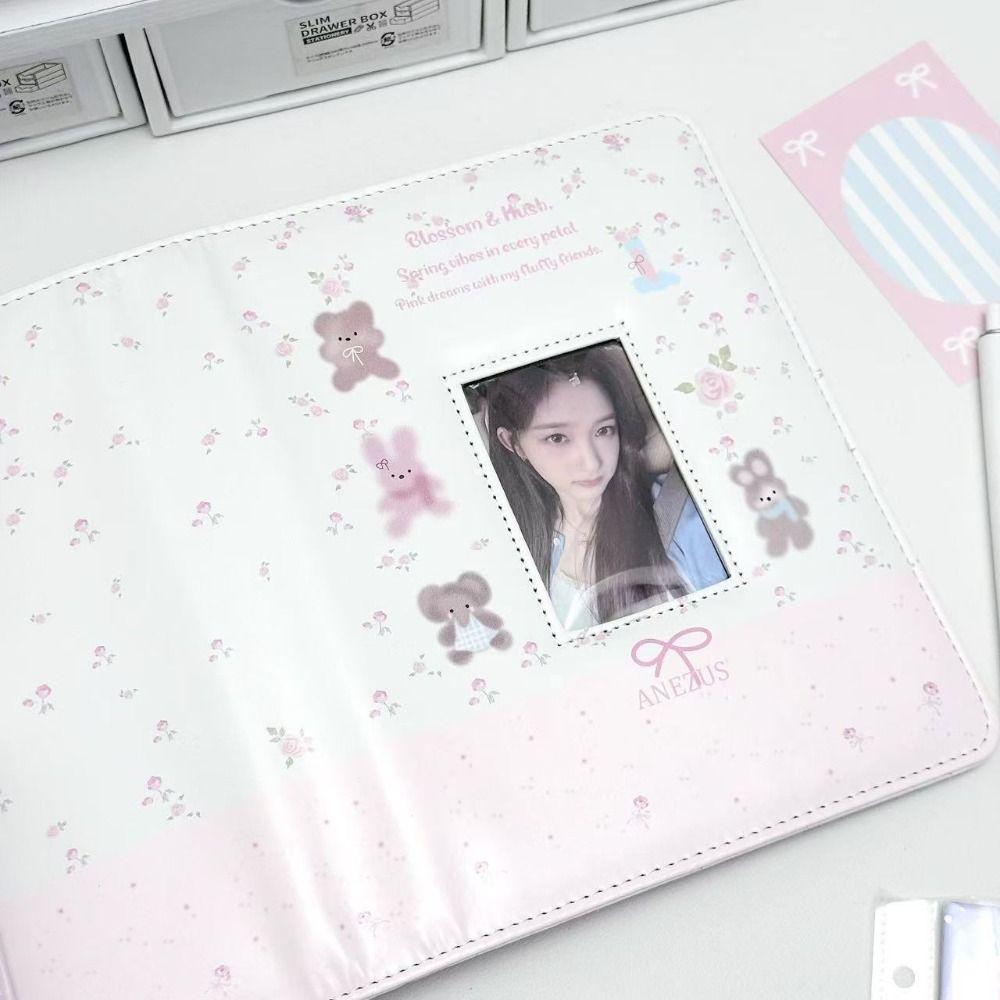 1pc Loose-leaf Photo Card Binder A5 Photo Album 3-inch Photocard Holder  Polaroid & Idol Cards
